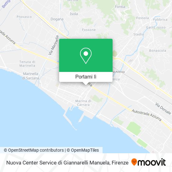 Mappa Nuova Center Service di Giannarelli Manuela