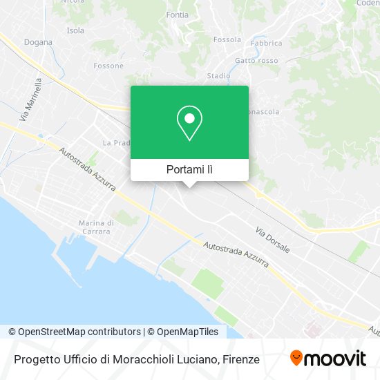 Mappa Progetto Ufficio di Moracchioli Luciano