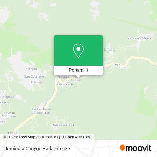 Mappa Inmind a Canyon Park