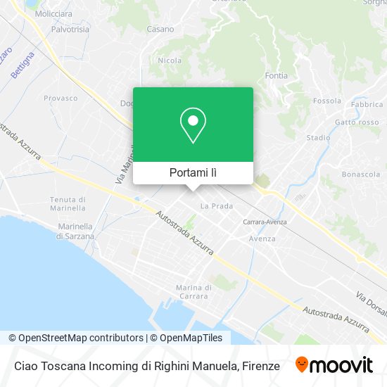 Mappa Ciao Toscana Incoming di Righini Manuela