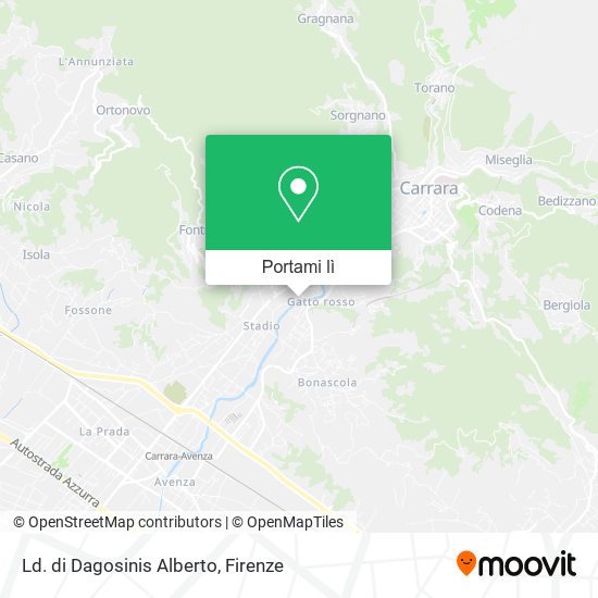 Mappa Ld. di Dagosinis Alberto