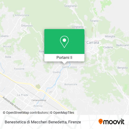 Mappa Benestetica di Meccheri Benedetta