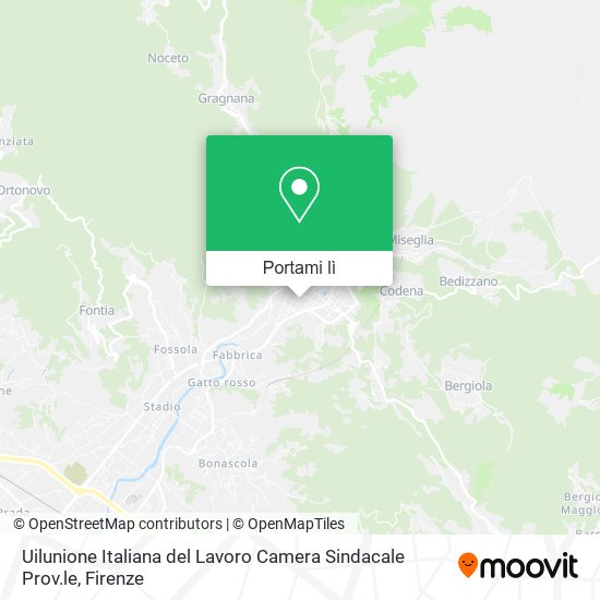 Mappa Uilunione Italiana del Lavoro Camera Sindacale Prov.le