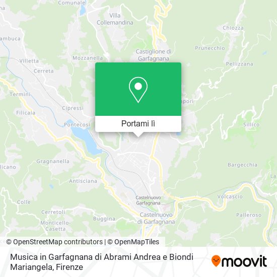 Mappa Musica in Garfagnana di Abrami Andrea e Biondi Mariangela