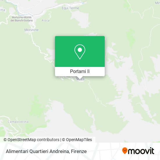 Mappa Alimentari Quartieri Andreina