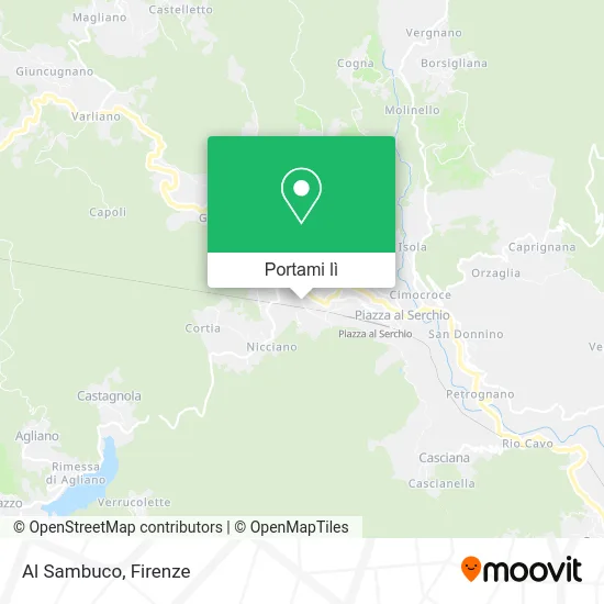 Mappa Al Sambuco