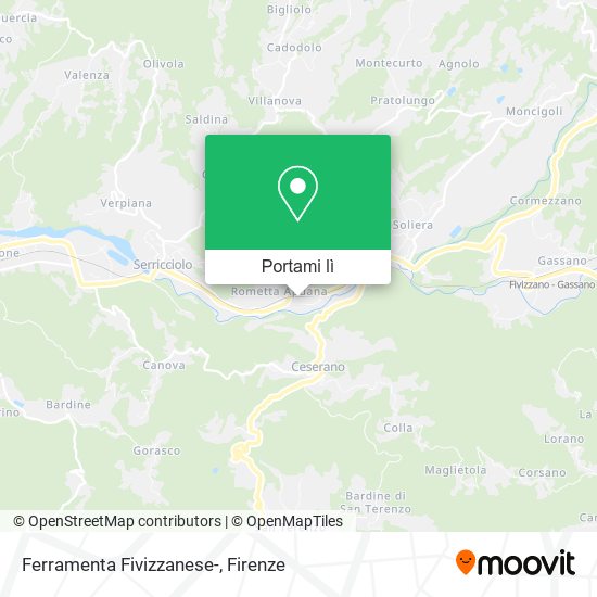 Mappa Ferramenta Fivizzanese-