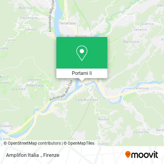 Mappa Amplifon Italia .