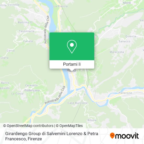 Mappa Girardengo Group di Salvemini Lorenzo & Petra Francesco