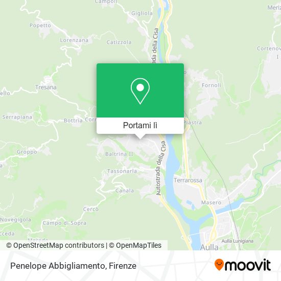 Mappa Penelope Abbigliamento