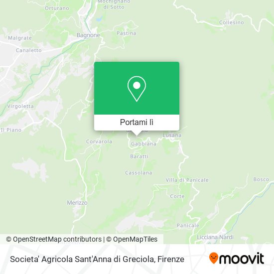 Mappa Societa' Agricola Sant'Anna di Greciola