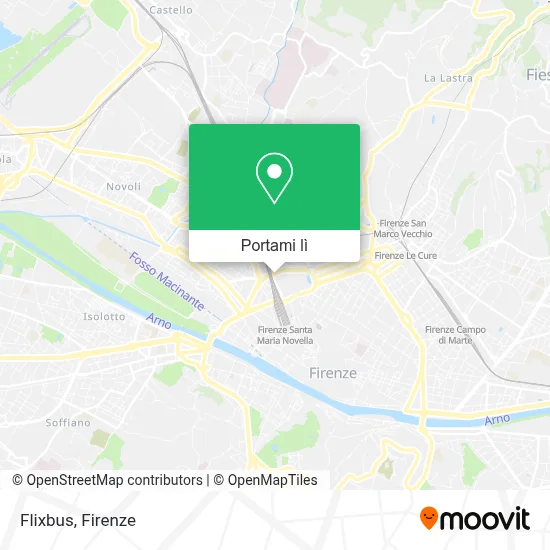 Mappa Flixbus
