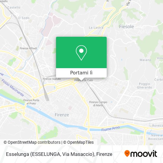 Mappa Esselunga (ESSELUNGA, Via Masaccio)