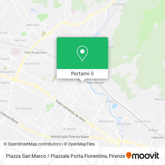 Mappa Piazza San Marco / Piazzale Porta Fiorentina