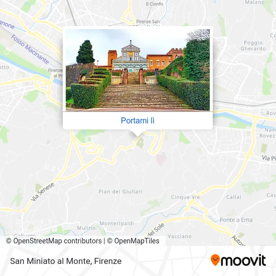 Mappa San Miniato al Monte