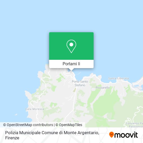 Mappa Polizia Municipale Comune di Monte Argentario