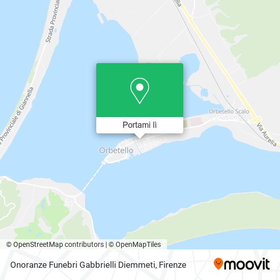 Mappa Onoranze Funebri Gabbrielli Diemmeti
