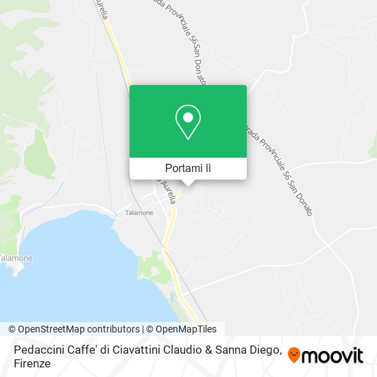 Mappa Pedaccini Caffe' di Ciavattini Claudio & Sanna Diego