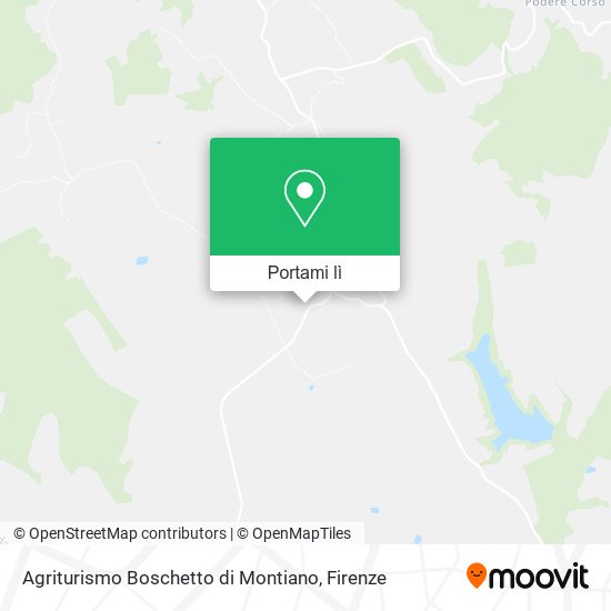 Mappa Agriturismo Boschetto di Montiano