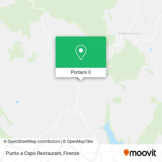 Mappa Punto a Capo Restaurant