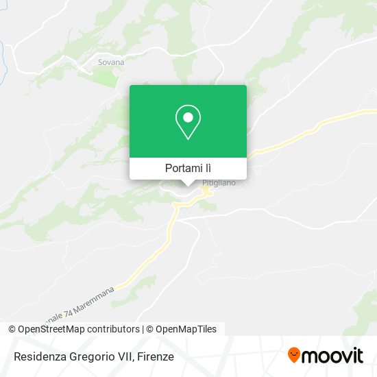 Mappa Residenza Gregorio VII