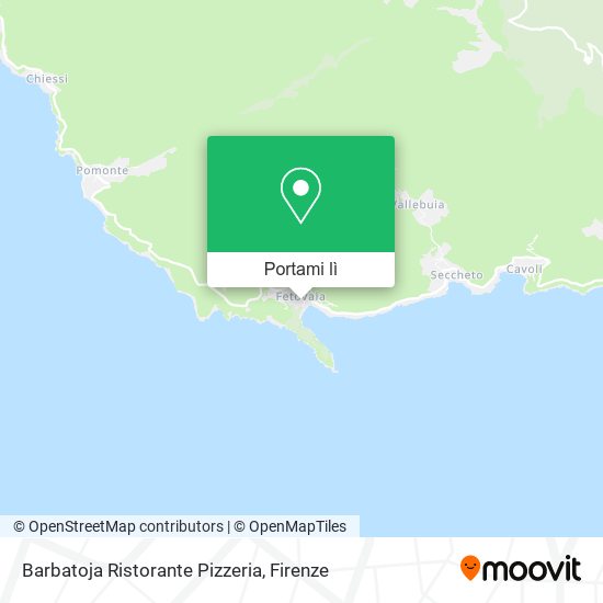 Mappa Barbatoja Ristorante Pizzeria