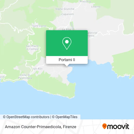 Mappa Amazon Counter-Primaedicola