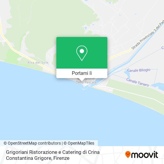 Mappa Grigoriani Ristorazione e Catering di Crina Constantina Grigore