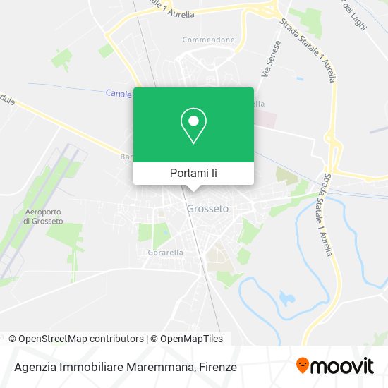 Mappa Agenzia Immobiliare Maremmana