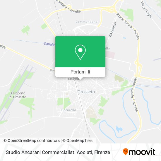 Mappa Studio Ancarani Commercialisti Aociati