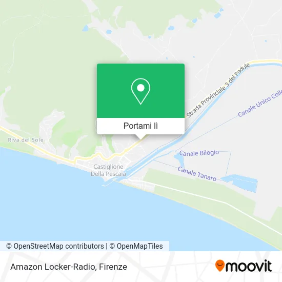 Mappa Amazon Locker-Radio