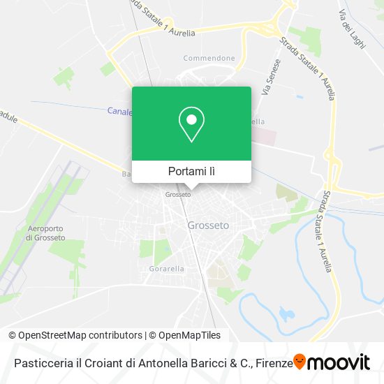 Mappa Pasticceria il Croiant di Antonella Baricci & C.