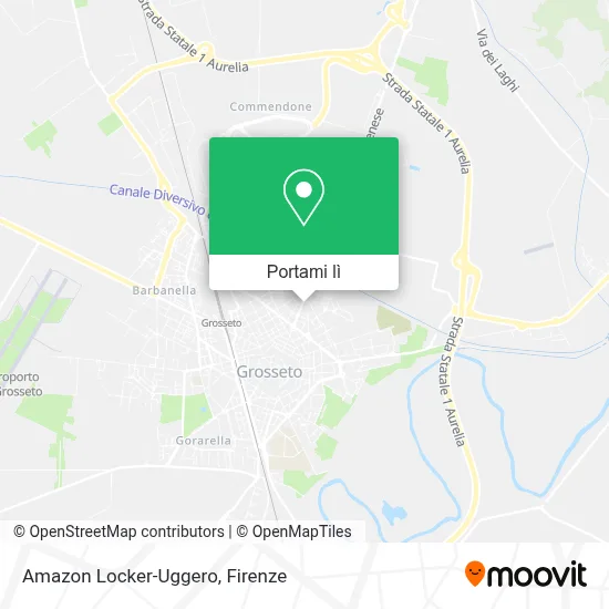 Mappa Amazon Locker-Uggero