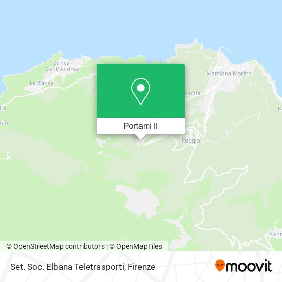 Mappa Set. Soc. Elbana Teletrasporti