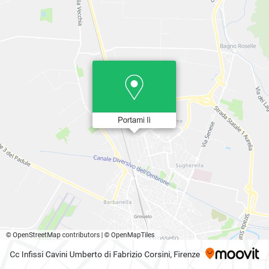 Mappa Cc Infissi Cavini Umberto di Fabrizio Corsini