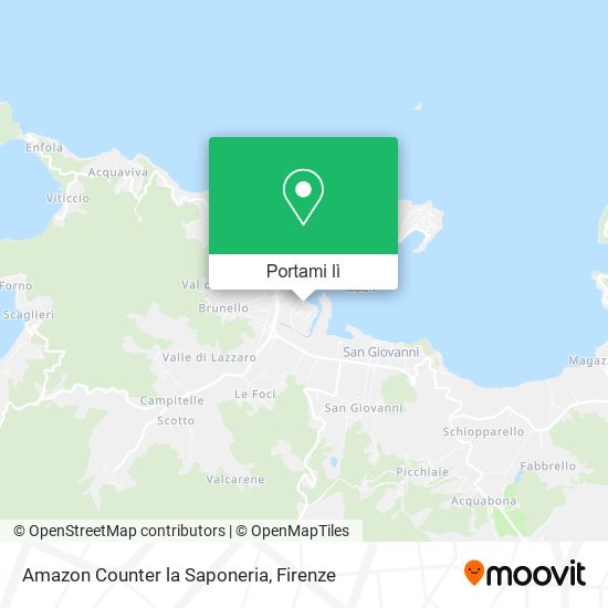 Mappa Amazon Counter la Saponeria