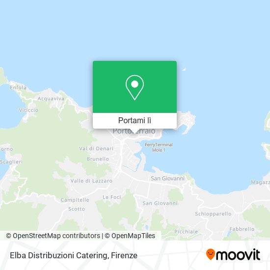 Mappa Elba Distribuzioni Catering