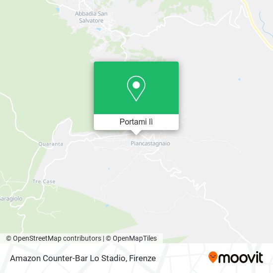 Mappa Amazon Counter-Bar Lo Stadio