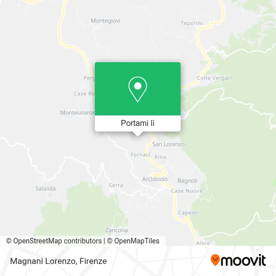 Mappa Magnani Lorenzo