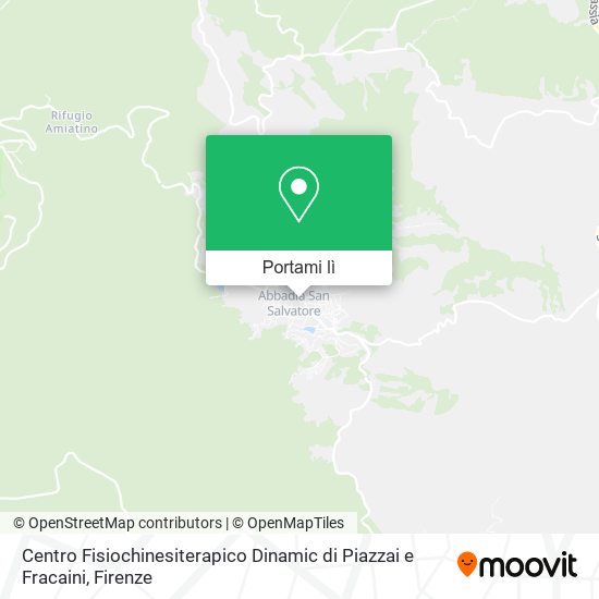 Mappa Centro Fisiochinesiterapico Dinamic di Piazzai e Fracaini