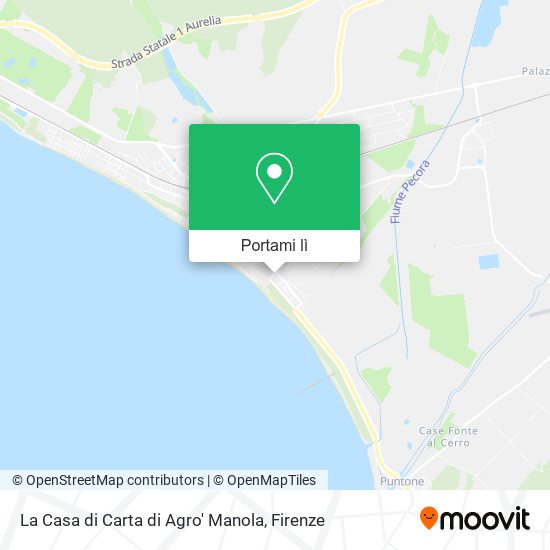 Mappa La Casa di Carta di Agro' Manola