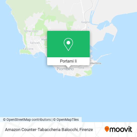 Mappa Amazon Counter-Tabaccheria Balocchi