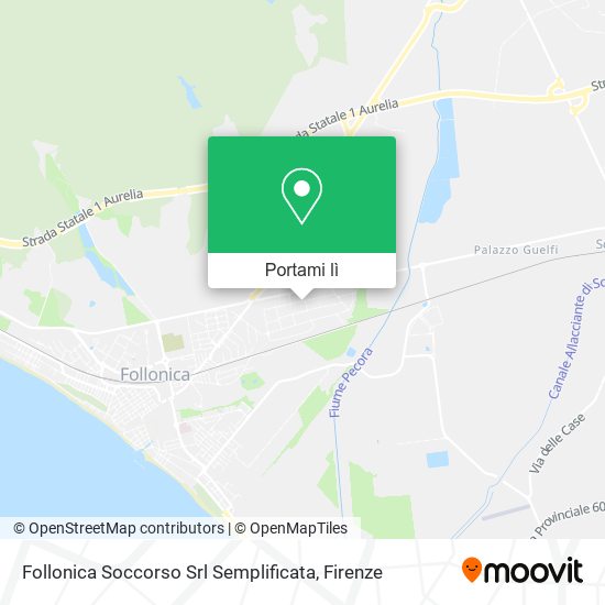 Mappa Follonica Soccorso Srl Semplificata