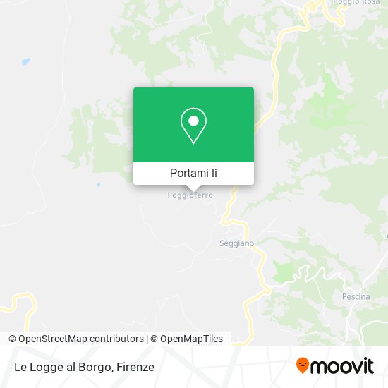 Mappa Le Logge al Borgo