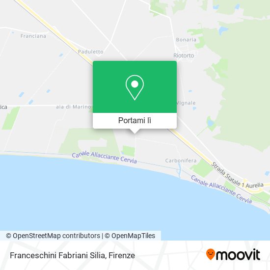 Mappa Franceschini Fabriani Silia