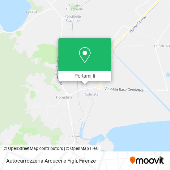 Mappa Autocarrozzeria Arcucci e Figli