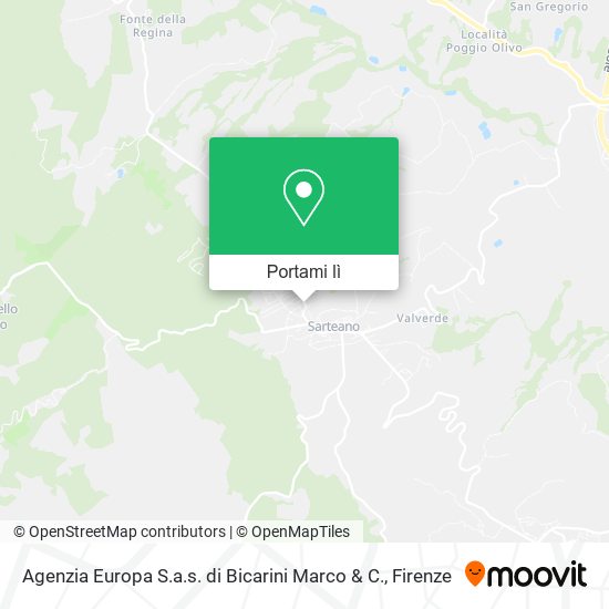 Mappa Agenzia Europa S.a.s. di Bicarini Marco & C.