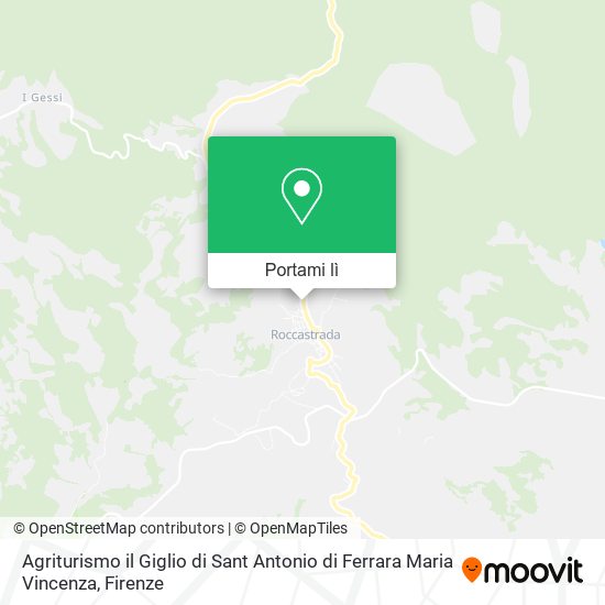Mappa Agriturismo il Giglio di Sant Antonio di Ferrara Maria Vincenza