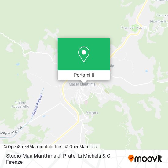 Mappa Studio Maa Marittima di Pratel Li Michela & C.