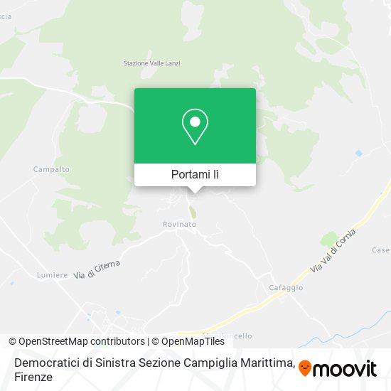 Mappa Democratici di Sinistra Sezione Campiglia Marittima